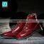 New Boots Mens Casual Patent Leather Winter Round Toe Martin Boots