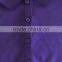 100% Cotton Girls School Uniform Purple Short Sleeve Polo Shirt