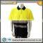 Hot sale mens two-tone polyester high visibility reflective Europe sew-on tape safety polo shirt