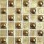 Gold Color Metallic Ceramic Mosaic Tile for Wall Use