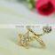 Rhinestone Starfish Star Openings Adjustable Midi Finger Knuckle Rings Jewelry