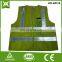 custom high visibility traffic mesh /solid fabric high road safety waistcoat