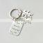 Personalized Dad keychain -this daddy belongs to