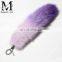 Dyed Color Big Fur Factory Wholesale Small Fox Tail Keychain