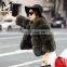 2016 Wholesale New Women Real Fox Fur New Fashion Clothes Cropped Fur Jacket