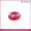 YK ICTI OEM adorable cotton colorful handmade PLUSH DOUGHNUT CUSHION
