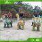 KAWAH Cheap kids outdoor play equipment Walking dinosaur ride model