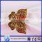 Alloy drill butterfly brooch