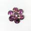 Round crystal sew on beads flat back wholesale for shose making