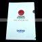 Custom design printed a4 size plastic pp clear file folder manufacturer