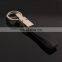 double ring leather keychain laser pointer keychain