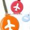 wholesale rubber soft pvc metal custom plastic silicone leather luggage tag