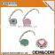 2016 custom design tourist souvenirs metal round crystal cheap handbag holder