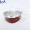 Heart Shaped Foil Heart Pan With Plastic Lid