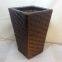 Handmade rattan clothes storage box