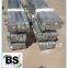 Building foundation repair square bar shaft helical piles