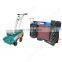 Portable floor cleaning machine for concretion with blade