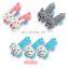 Plush pet dog chew toy squeaky rabbit toys set for molar