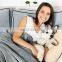 TEX-CEL OEM Polyester Reversible  Light Grey Waterproof Weighted Pet Dog Blankets