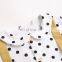 2020 New Toddler Baby Girl Jumpsuit Dots Patchwork Newborn Baby Rompers Kids Clothes