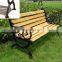 Environmental friendly shape park sit up bench