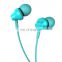 Remax cheap RM-501 3.5mm Plug in-ear wired earphones with Mic for smartphones