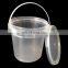 types of buckets 500ML 1L 2L 5L 10L plastic pails plastic jerry can
