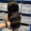 KHH 150% Glueless Full Lace Braid Human Hair Wigs Pre Plucked Bleached Knots Remy Brazilian Hair Wigs Straight Natural Wigs
