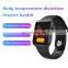 2020 New Amazon best selling body temperature smart watch pedometer heart rate smart bracelet reminder sports bracelet