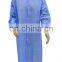 Blue Stretchy SMS Blue Lab Coat Polypropylene Doctor Lab Coat