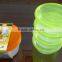 Cheap price 4 pcs set plastic round food storage container