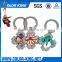 Sublimation DIY Hot Colorful Printing Metal Blank Key Chain