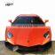 Высококачественный комплект тюнинга с хорошей посадкой для Lamborghini LP700: передний бампер, задний бампер и спойлер крыла из углепластика