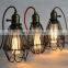 Industrial lamp guard cage,vintage industrial metal shades
