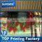 UV resistant 3M clear vinyl stickers/die cut window decals-qt