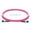 support customization service singlemde sm9/125 multi-mode om2 om3 om4 om5 12core 24core mpo patch cord fiber optic