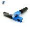 China Supplier Plastic Singlemode Multi-Mode SC AP C Fiber Optic Hot Melt Soc Splice On Fast Connector