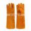 High quality and cheap leather industrial welding gloves and protective gloves