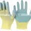 13 Gauge Nylon Industry Crinkle Latex Rubber Palm Hand Protection Coated Safety Gloves