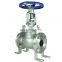 ANSI 1inch class 150 300 WCB PN16 DN150 manual wheel handle stainless steel 304 316 flange   sluice gate valve