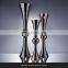 event decoration glass tall trumpet vases for wedding centerpieces