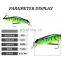 Amazon Middle and High-End Market 90mm 8.4g Wonderful Color Painting Fishing Floating Minnow fishing lure set tackle