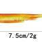 in stock Soft Fishing  Bait 7cm Swimbait Lure Artificial Silicone Single TaiL Fishing lure