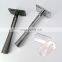Reusable Metal Matte Black Stainless Steel Custom Double Edge Shaving Safety Razor