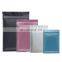 Colorful Resealable Smell Proof Matte Mylar Aluminum Foil Zip lock Storage Zipper Pouch Bags Flat Plastic 3 Sides Sealing Bag