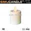 Simulated Flame Votive candle with timer and USA&EU patent