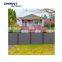 Home Outdoor Decorative 3D Curved Welded Mesh Garden Slat Fence Metal Panel Fencing