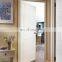 White satin paint with v-groove durable wooden door
