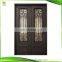 Новые дизайны дверей наружного кованого железного гриля - двустворчатые двери