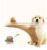 Indestructable Bone Durable Outdoor Luxury Brand Tough Squeaky Wood Interactive Dog Toys